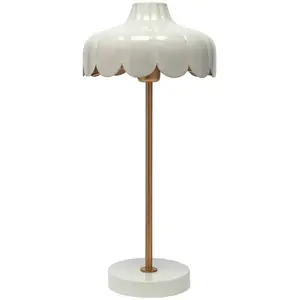 Comparateur de prix : PR Home Wells lampe de table blanche/dorée