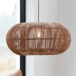 PR Home Zuri suspension en rotin, Ø 61 cm pas cher