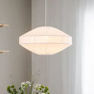 PR Home Suspension Edith, Ø 50 cm, coton, blanc pas cher