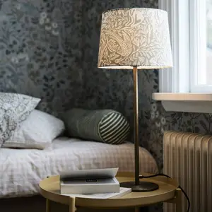 Comparateur de prix : PR Home Lampe de table Base Sofia gris sureau Ø 25cm hauteur 58cm