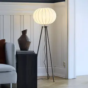 PR Home Lampe sur pied Base, bronze, hauteur 125 cm, textileVendu parluminaire