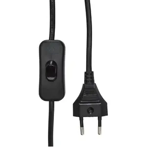 PR Home Lampe de table Leya, noir/blanc, 54 cm, métal/tissu pas cher