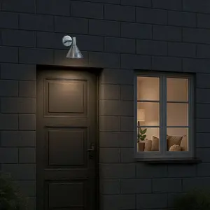 PR Home applique d'extérieur Mini-Tripp, couleur argent, IP44, E27Vendu parluminaire