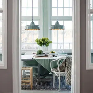 PR Home Suspension Wells, vert/or, Ø 43 cm, métal pas cher