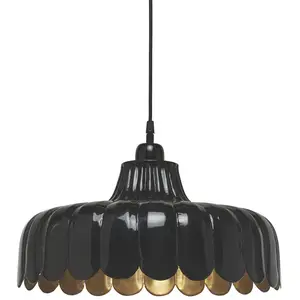 PR Home Suspension Wells, noir/or, Ø 43 cm, métal pas cher