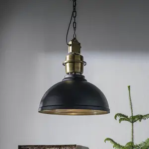 PR Home Suspension Manchester, noir, Ø 52 cm, métal pas cher