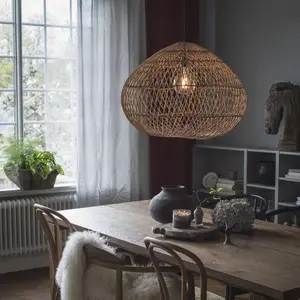 PR Home Karen Suspension Abat-jour en rotin Ø 50 cm pas cher