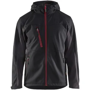 Veste Softshell à capuche noir/rouge TM - BLÅKLÄDER - 475325169956M M