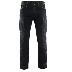 Blakläder Pantalon De Travail Services Denim Stretch Marine/noir Taille 50c