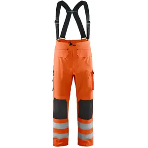 Comparateur de prix : Blåkläder Pantalon de pluie haute-visiblité niveau 2 1302 - Orange fluo m