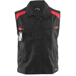 Comparateur de prix : Blåkläder Gilet de travail sans manches Industrie 3164 - Noir/Rouge xxl