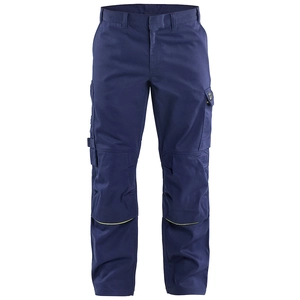 Blåkläder Pantalon de soudeur 1701 - Marine/Jaune fluo xl - FR(48) - SE(C54) - LonguesVendu paramazon