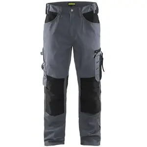 Comparateur de prix : Blåkläder Pantalon De Travail Artisan Sans Poches Flottantes Gris/noir Taille 42