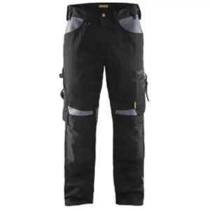 Comparateur de prix : BLAKLADER Pantalon De Travail Artisan Sans Poches Flottantes Noir/gris Taille 52