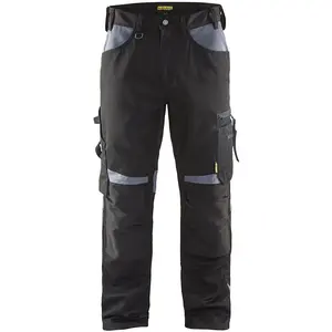 Blåkläder Pantalon De Travail Artisan Sans Poches Flottantes Noir/gris Taille 42l