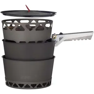 Comparateur de prix : Primus - PrimeTech Stove Set - Réchaud à gaz taille 2,3 l, gris