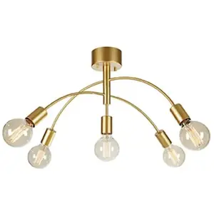 Markslöjd CYGNUS-Plafonnier 5Lumières Métal L72cm pas cher