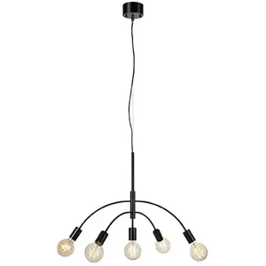 Markslöjd CYGNUS-Suspension 5Lumières Métal L72cm