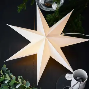 Markslöjd Étoile décorative Lively, suspendue, blanche, Ø 60 cm pas cher