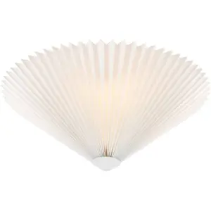 Markslöjd Plafonnier Plisado, blanc, Ø 42 cm pas cher