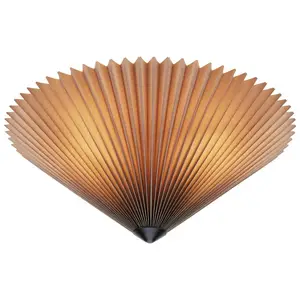 Markslöjd Plafonnier Plisado, gris, Ø 50 cm pas cher
