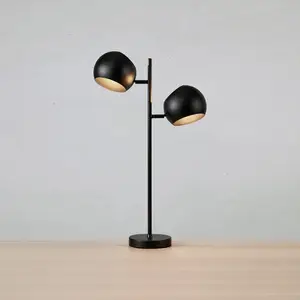 Comparateur de prix : Markslöjd Lampe à poser Edgar, à 2 lampes, noire