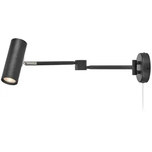 Markslöjd Applique murale LED Arlo, noir, fiche, longueur 55 cm, à int... pas cher