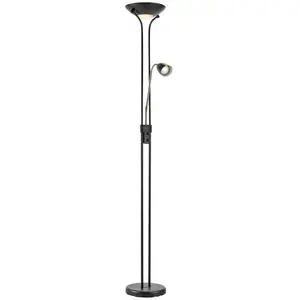 Markslöjd Lampadaire à éclairage indirect LED Modu, noir, lampe de lec...Vendu parluminaire