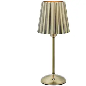 Markslöjd Lampe à poser Celia, laiton vieilli, à intensité variable, E... pas cher