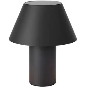 Markslöjd Lampe de table LED solaire Vivo, noire, IP44, hauteur 30 cm,...Vendu parluminaire