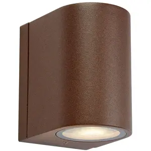 Markslöjd Applique d'extérieur LED Alor, marron, à 1 lampe, IP65, à in...