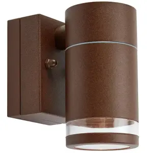 Markslöjd Applique d'extérieur LED Luno, marron, à 1 lampe, IP65, à in...