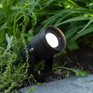 Comparateur de prix : Markslojd - GARDEN24 - Projecteur de jardin extérieur à led noir IP44