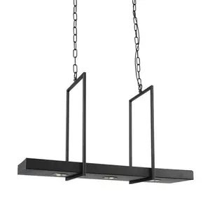 Comparateur de prix : Markslöjd TRAY-Suspension plateau 3 lumières LED Métal L80cm