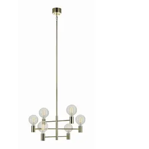 Comparateur de prix : Markslöjd Suspension Capital, laiton, à 6 lampes