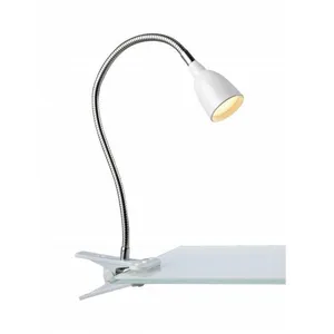 Tulip - Lampe de table à pince d'intérieur à led en acier - Markslojd