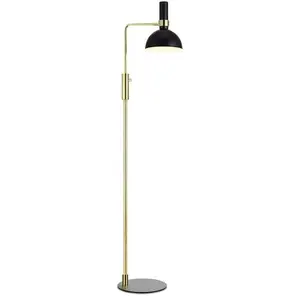 Comparateur de prix : Markslöjd Lampadaire liseuse orientable bicolore hauteur 146cm LARRY noir noir