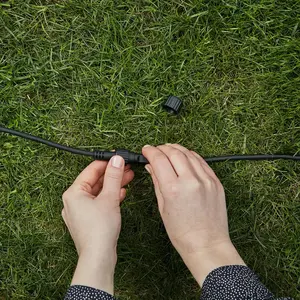 Markslöjd Garden 24 Câble de rallonge, noir, 2 m pas cher