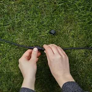 Markslöjd Garden 24 Câble de rallonge, noir, 5 m pas cher