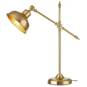 Markslöjd Lampe à poser Grimstad, laiton antique, fer, hauteur 56cm pas cher