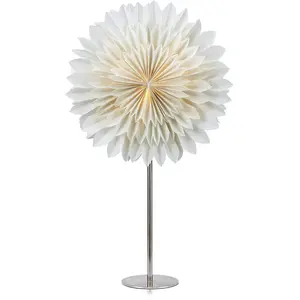 Markslöjd Étoile sur pied Solina, Ø 35 cm blanche pas cher