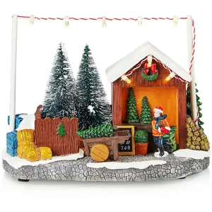 Markslöjd Décoration de Noël LED Elta, batterie, USB, hauteur 13,5 cm pas cher