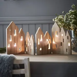 Markslöjd Lampe décorative LED View en bois, naturelleVendu parkaufland