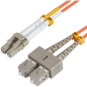 Microconnect EET Nordic Disney LC/UPC-SC/UPC OM1 - 1m - Orange pas cher