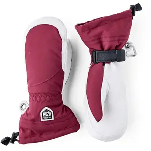Hestra - Women's Heli Ski Mitt - Gants taille 6, blanc pas cher
