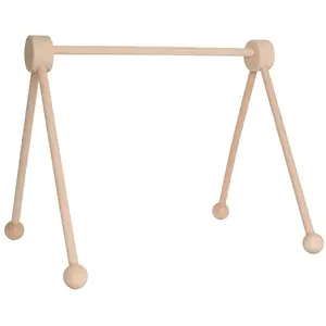 Comparateur de prix : Jabadabado Portique d'Éveil en Bois - Arche de Jeux Natural  61 x 54 cm TU