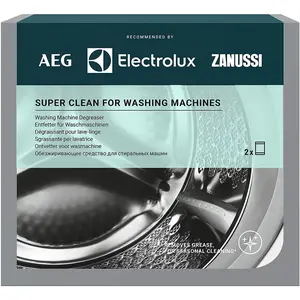 Degraissant lave-linge super clean box x2 50gr Electrolux 902980375