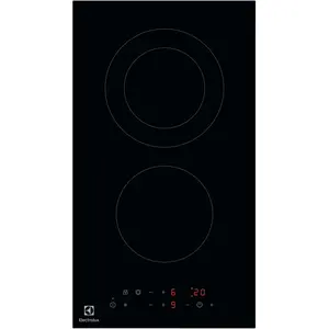 Comparateur de prix : Electrolux - domino vitrocéramique 29cm 2 feux 2900w noir - lhr3233ck TU
