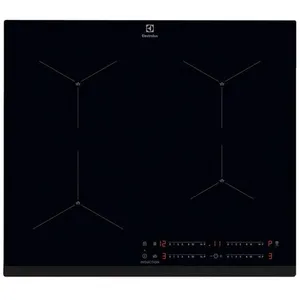 Electrolux table de cuisson à induction 60cm 4 feux 7200w noir - EIS62443 pas cher