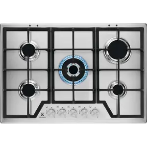 Comparateur de prix : ELECTROLUX Table de cuisson 5 foyers gaz Largeur 74,4 cm - KGS7536SX